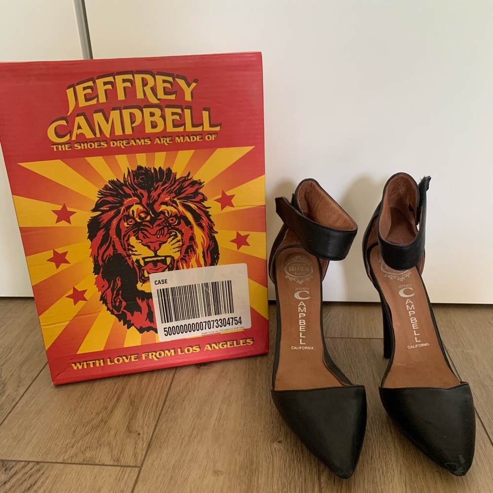 Jeffrey Campbell Solitare Black Heels